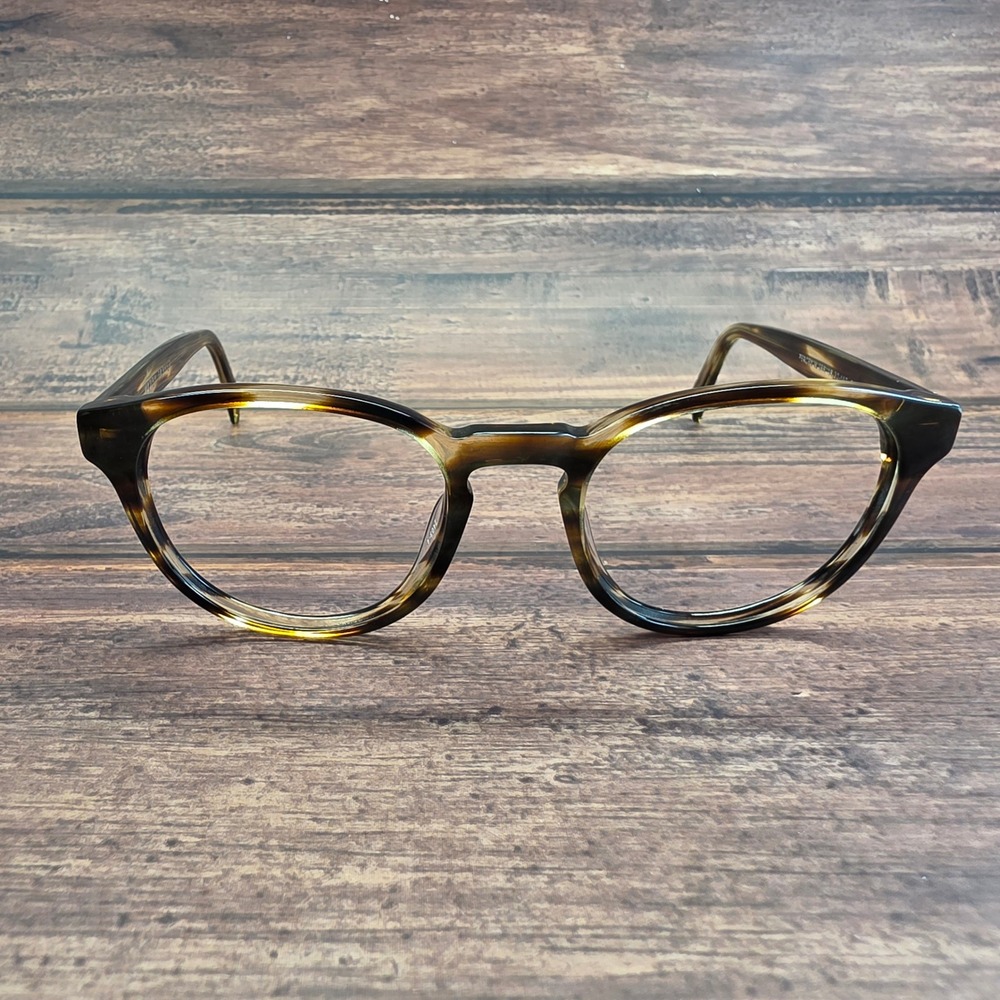 Warby Parker Percey M 256 Tortoise Shell Round Eyeglasses 48-20-140